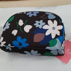 Kate spade floral cosmetic bag